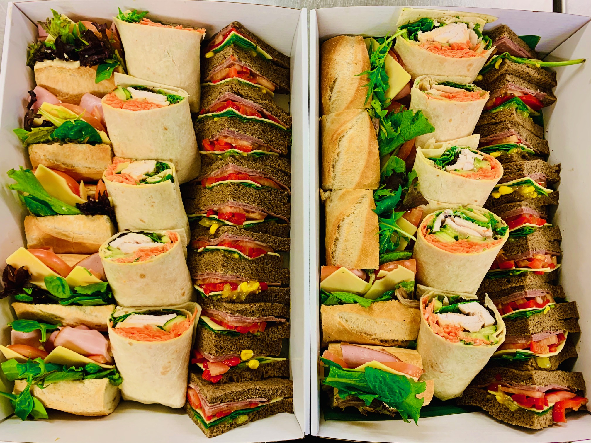 Gourmet Mixed Sandwiches and Wraps $18 per person (please note this ...